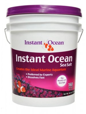 Instant Ocean Sea Salt balde 21,7 Kg - faz 605 litros