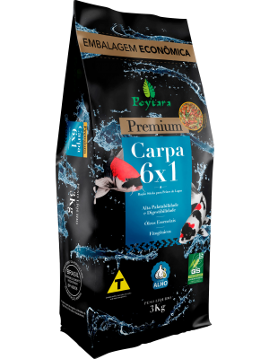 Poytara Carpa Mix 6x1 3kg - Saco