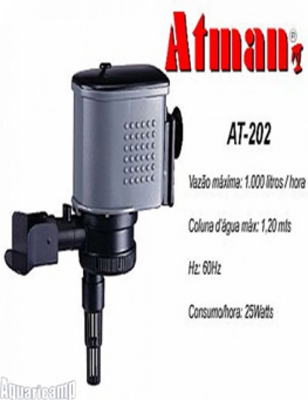 Atman Bomba Submersa AT-202 | Aquaricamp Loja de Aquários