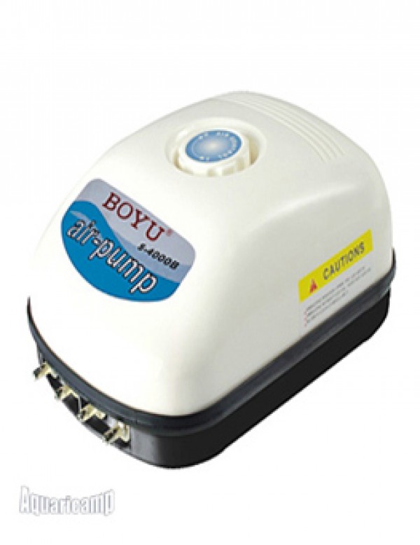 Boyu Compressor de Ar Modelo S-4000B 4 saídas | Aquaricamp Loja de Aquários