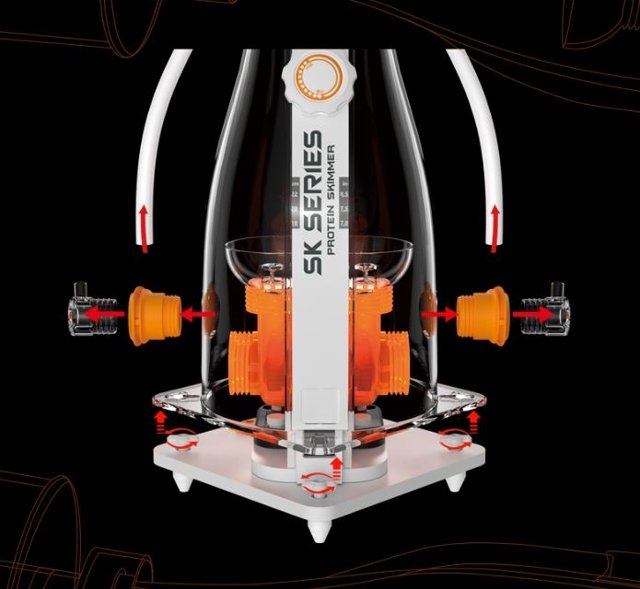 Maxspect MJ-SK400 Skimmer Aquários até 1000 litros | Aquaricamp